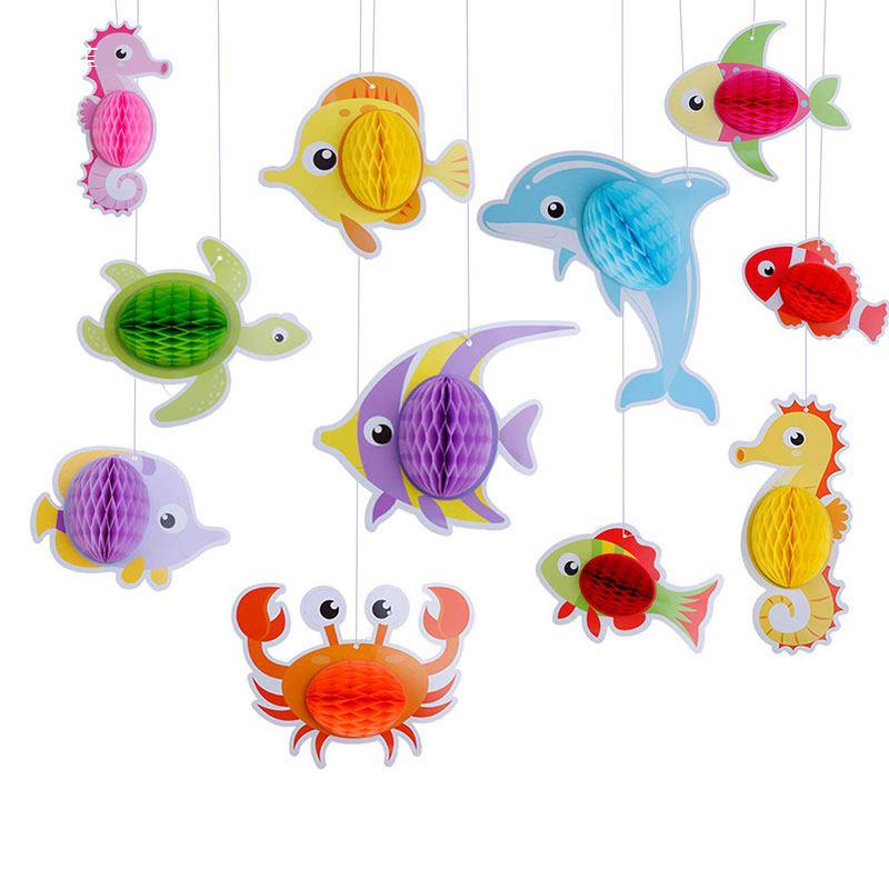 Ocean-Themed Jellyfish Hanging Decorations for Kindergarten Summer & Back-to-School