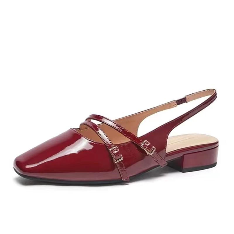 Fashion Brand Women Heeled Sandals Sexy Chunky Designer Mid Heels Shoes Woman Fashion Slides Summer 2025 New Pumps Sandalias De Mujer