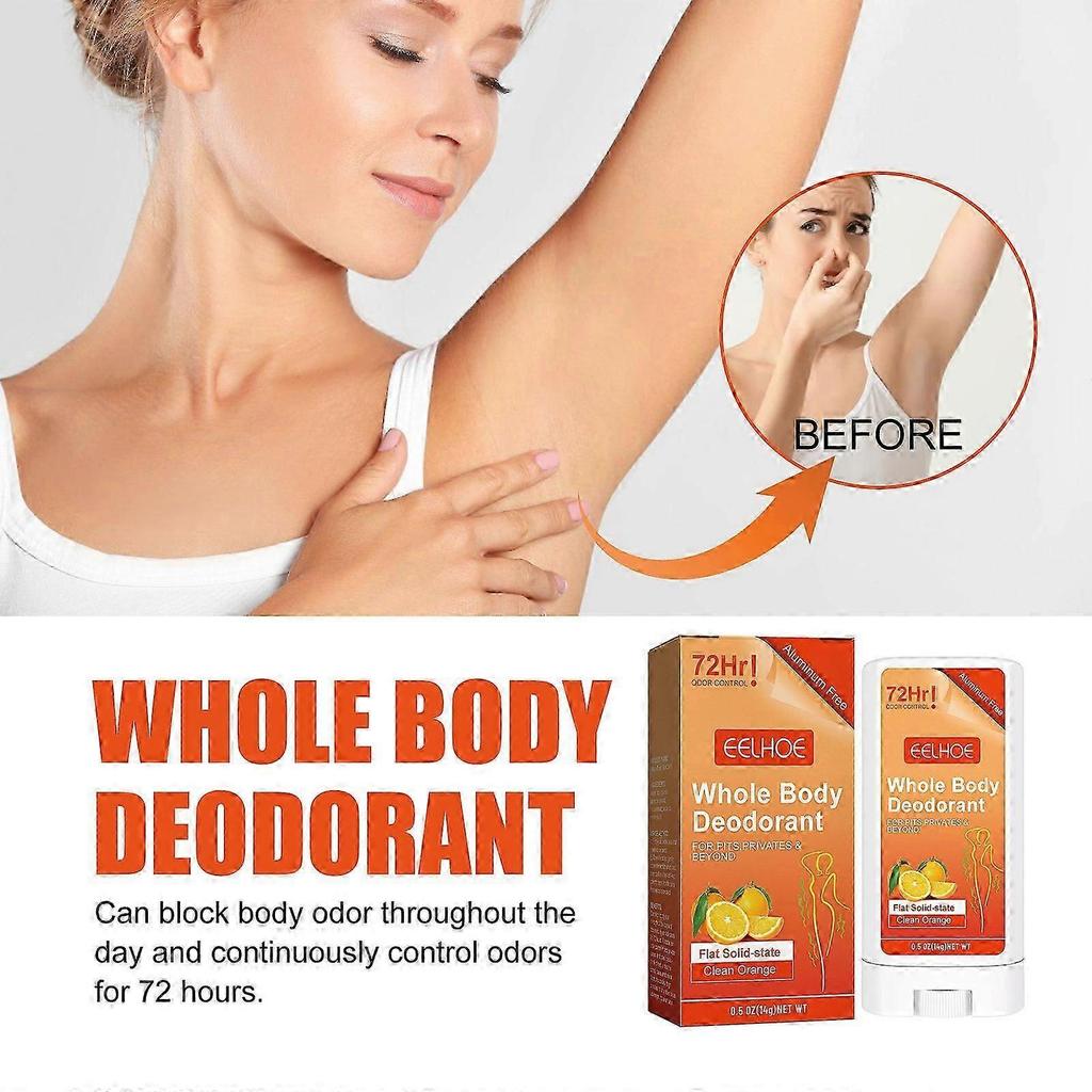 Body Odor Removing Deodorant Cream, Remover Eliminate Bad Smell Cream, Whole Body Deodorant, 72 Hour Odor Control,Baking Soda Free and Skin Safe