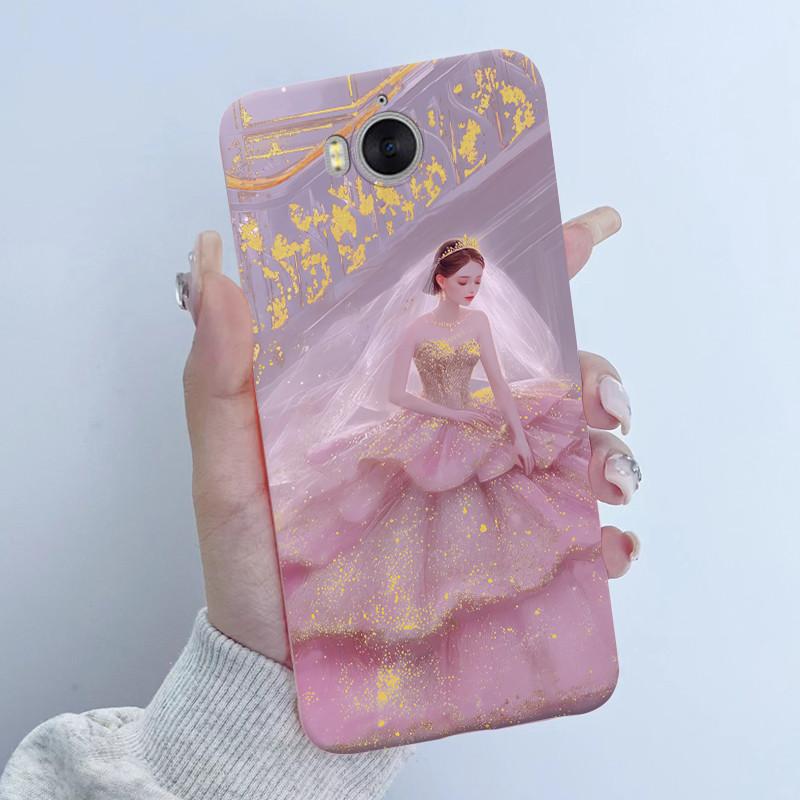 For Huawei Y5 2017 Y6 2017 Phone Case Butterfly Flower Girl New Design Soft Silicone TPU Back Housing for MYA-L22 MYA-U29 Covers