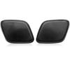 For Ford Focus 2012-2014 Left/Right Side Front Bumper Headlight Washer Nozzle Cover Cap Black Plastic