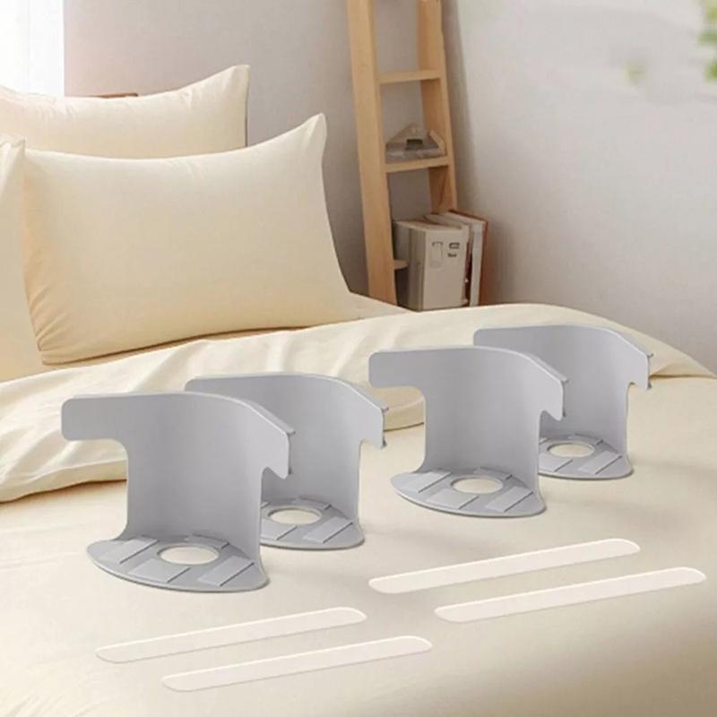 4Pcs Adjustable Bed Sheet Clips Non-Slip Invisible Anti-Slip Sheet Holder Diy Anti-Run Bed Sheet Grippers Fixed Bed Sheet Holder