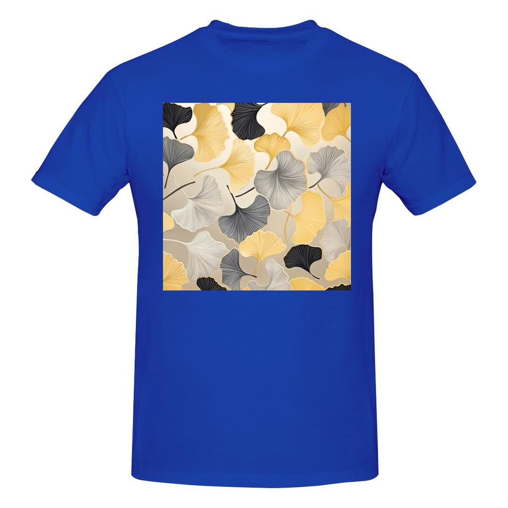 Funny Gold And Beige Ginko Unisexs Printed TShirt Unisex T shirtOwn Design
