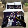 Overlord Cartoon Printed Bedding Sets Exquisite Bed Supplies Set Duvet Cover Bed Comforter Set Bedding Set Luxury Birthday Gift