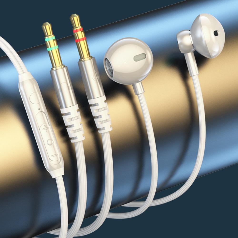 in Ear 3.5mm Wired Earphones 3.5mm Jack Wired Headset Dual Jack Headphones for Desktop/Computer/PC