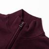 Polo Ralph Lauren Solid Color Zip High Neck Sweater Men sweater Burgundy 710888900-005