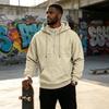 Men's Lined Hoodie Casual Loose Fit Pullover