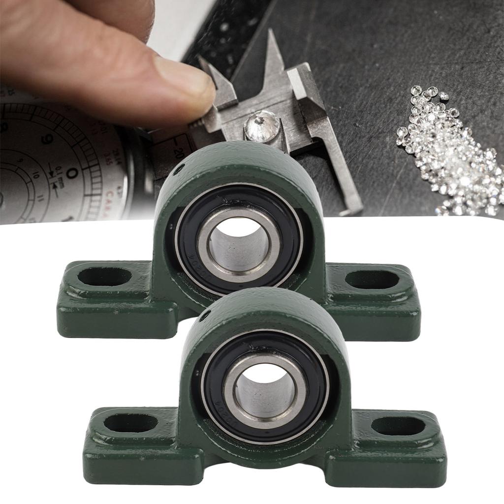 2pcs UCP204 Pillow Block Bearing Ball Mounted Bearing Bore Diameter 20mm
