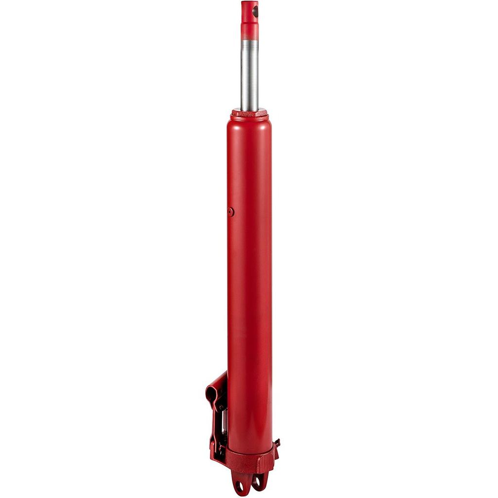 Hydraulic Long Ram Jack, 8 Tons/17363 lbs Capacity, with Single Piston Pump and Clevis Base, Manual Cherry Picker with Handle, for Garage/Shop Cranes,