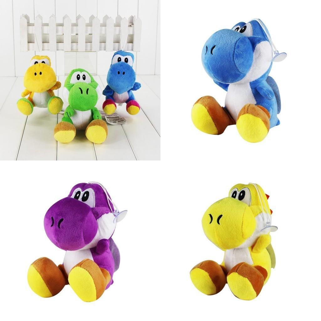 Adorable Peluche Yoshi Joeut Super Mario Bros 18cm Animal en Peluche Idéal Pour les Câlins