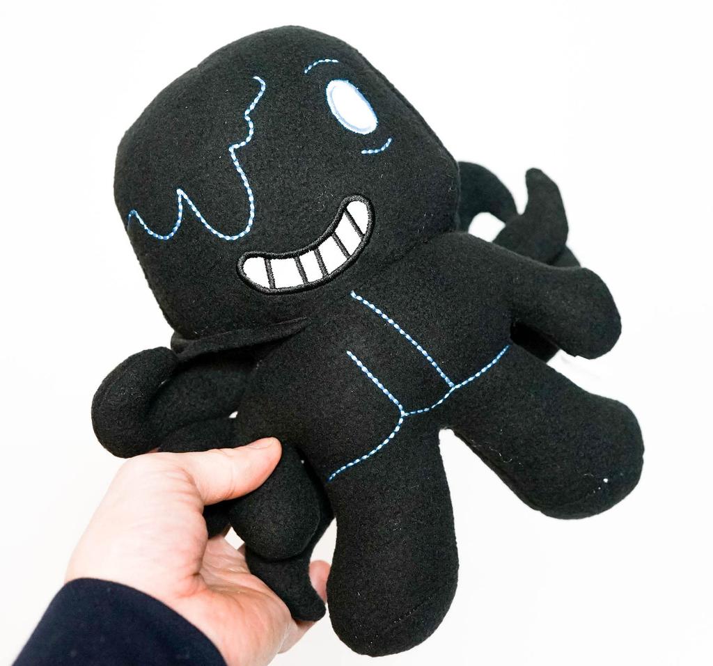 Nightmare Sans Plush Undertale Large Mascot 25cm (Actual Photograph)