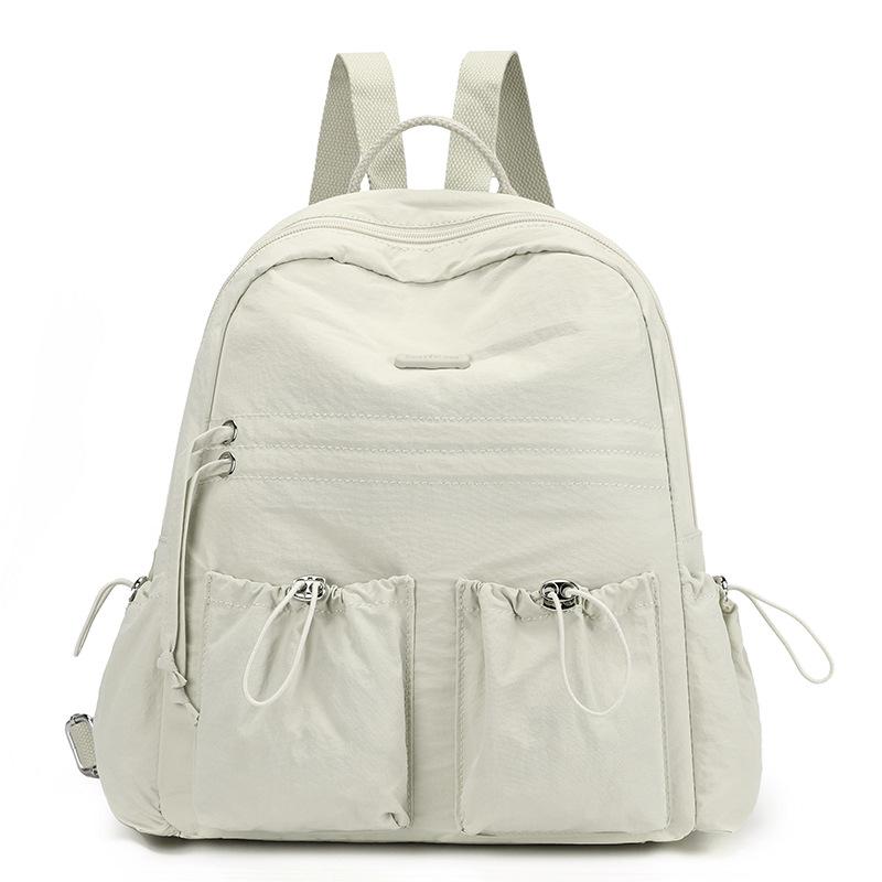 Fashion Versatile Cute Backpack Ladies Large Capacity School Light Commuter Versatile Drawstring Backpack