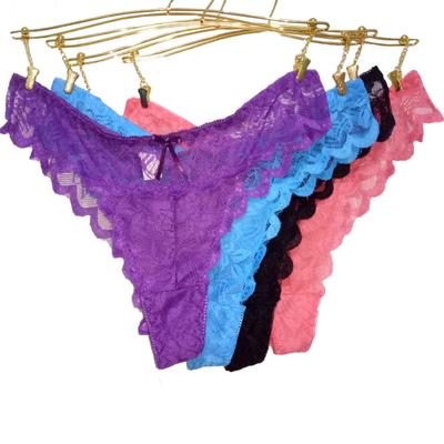 Lace Women's Sexy Thongs G-string Underwear Panties Briefs for Ladies T-back Panties Briefs Underpants