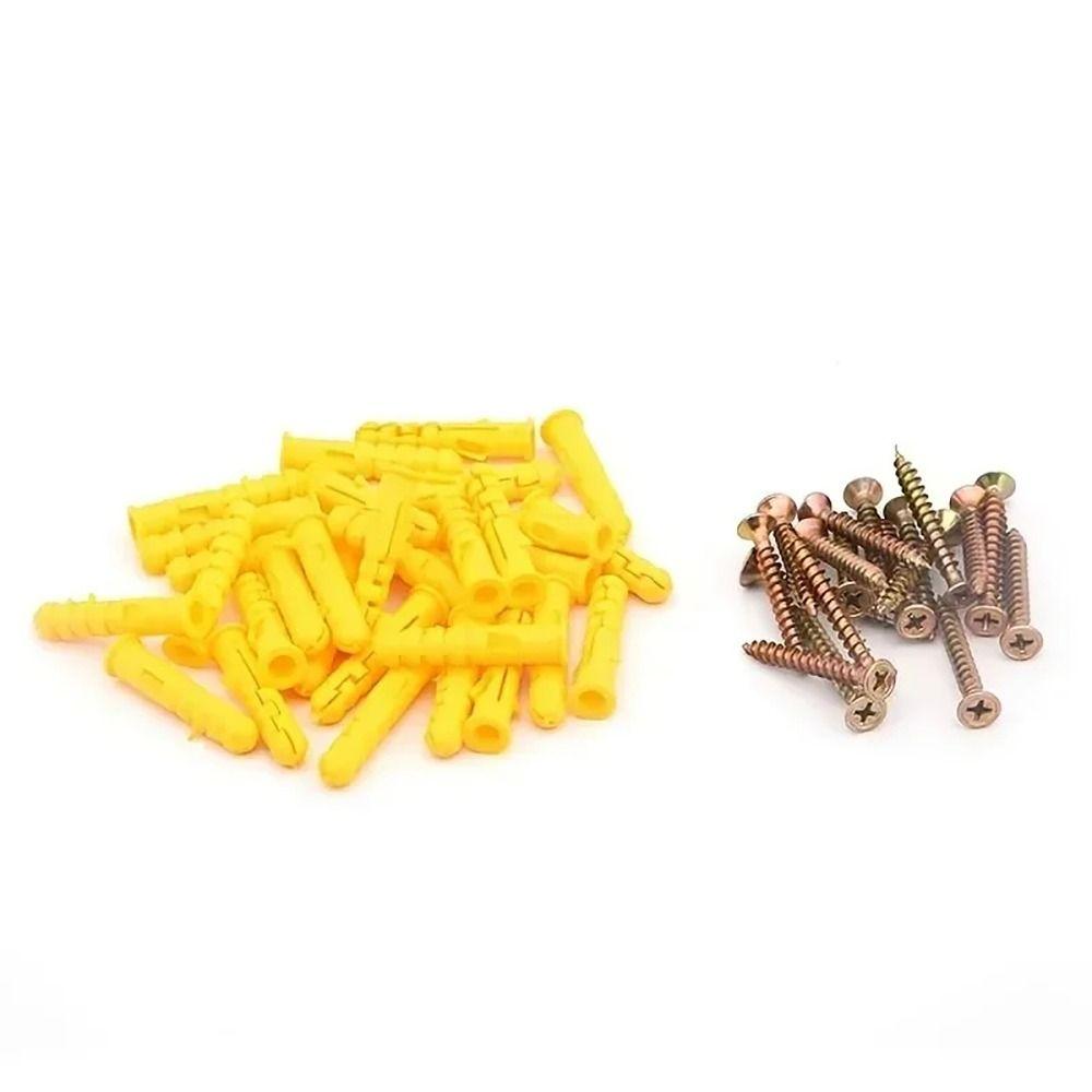 50Sets Self Drilling Expansion Tube Nails With Screws Self-Tapping Flat Head Screws Expansion Bolt Pipe Heavy Duty M6 M8 M10