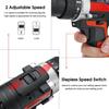 12V/24V Brushless Cordless Screwdriver Rechargeable Drill Power Tool Multi-function Electric Drill