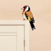 1 Pair Bird Door Topper Rustic Bird Shape Door Frame Corner Sculpture Wooden Wall Art Sign for Bedroom Living Room