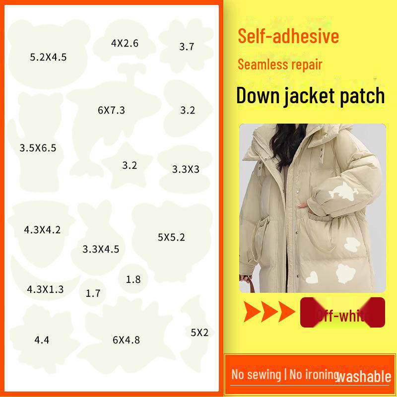 

Самоклеящиеся заплатки для ремонта пуховиков с героями мультфильмов — стильные, долговечные и экономичные