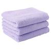 Mukotowel Plus Face Senshu Made In Set of Lavender Towels, Medium-Weight, Towel, Japan, 100% Cotton, 3,