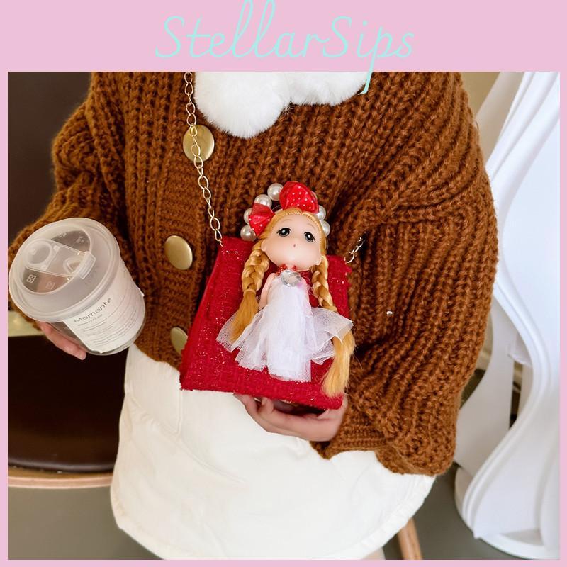 Lovely Red Cartoon Handbag For Kids Breathable Lightweight Design Ideal For Everyday Use