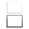 Screen Protector LCD Screen Frame Cover Protective Cover for Lite Replacement Upper Lower Screen Game Accessory