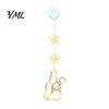 LED Window Decoration Star Moon Hanging Light, Warm String Lights, Christmas Tree Pendant Decorations Decorative Atmosphere Lamp for Home Holiday