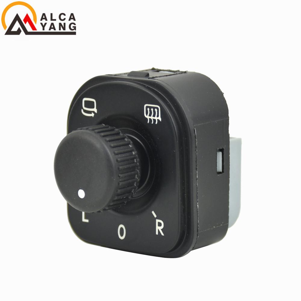 Mirror Switch Adjustment Knob For Volkswagen Jetta Golf MK5 MK6 Tiguan CC Passat B6 B7 1K0959565J Pushbutton Switches 3