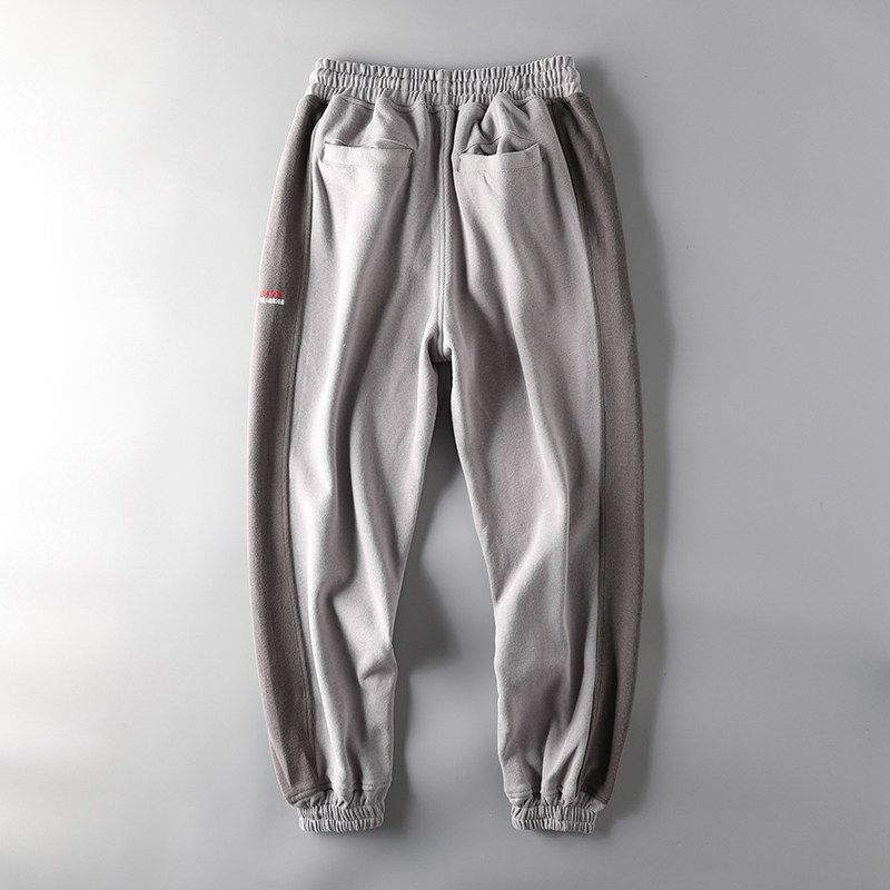 Heavy Weight Label Cutting Casual Street Original Order Track Sweatpants