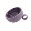 Silicone Makeup Brush Cleaner Bowl - 1pcs Unscented Brush Cleaning Mat with Scrubber Pad for Eyebrow, Blush, Facial & Eye Brushes