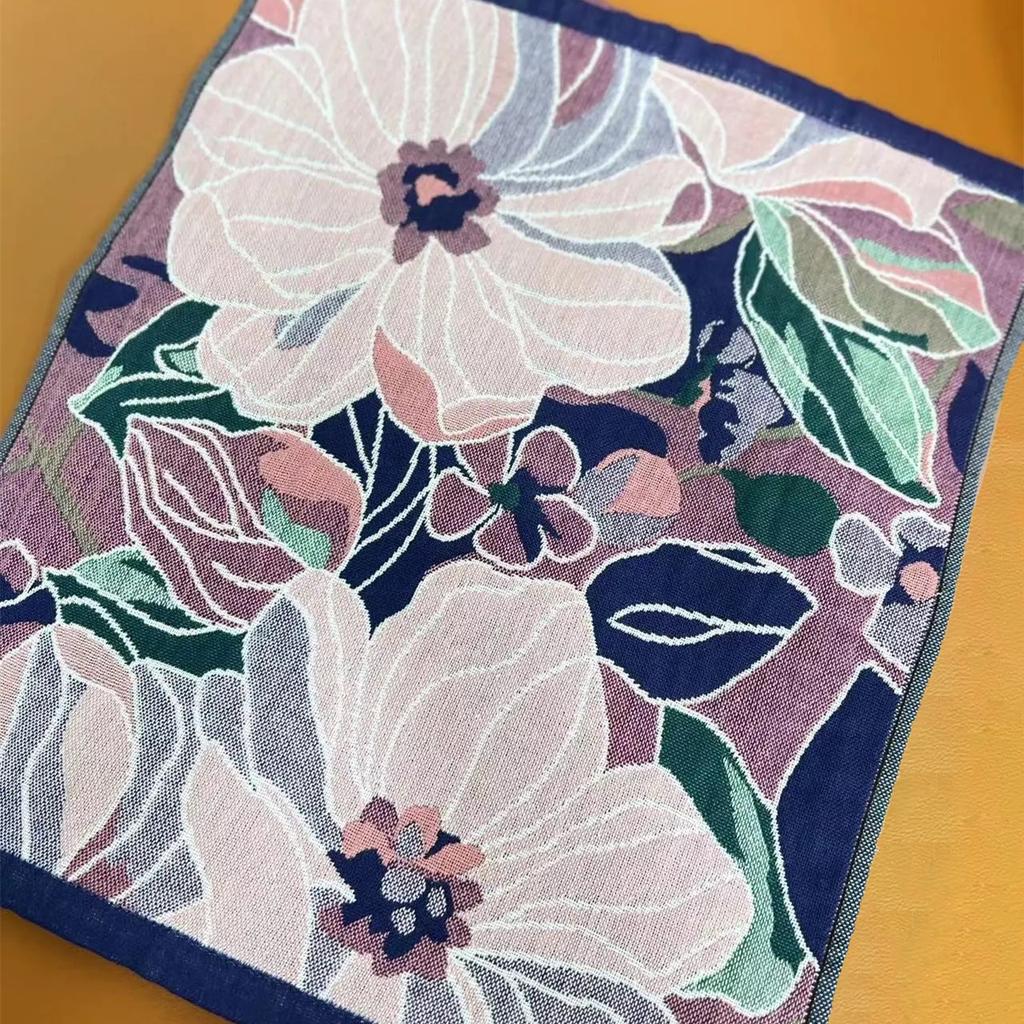 Bohemian Polyester Blend Face Washing Towels No-Fluff, For Home Thanksgiving Decor, Home Towels | Floral Towels Bathroom