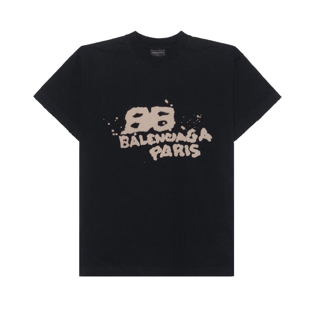 Balenciaga T Shirt Women's Black Loose Fit 612965TNVN41059