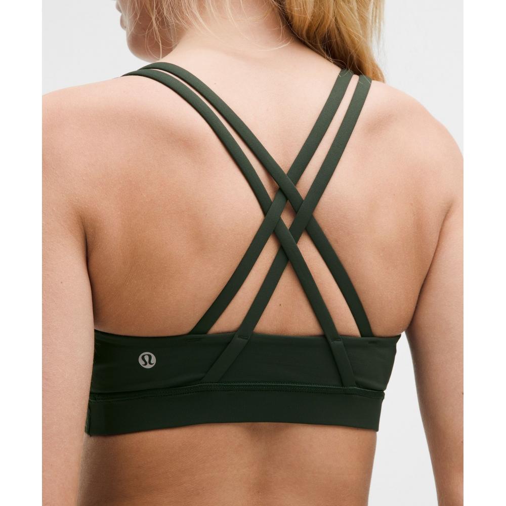 Lululemon Energy Bra  MeDium Support  B D Cups Rainforest Green