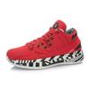 Li Ning WOW 2 Trendy Non slip Lightweight Mid top Basketball Shoes Men's Red Black White ABAJ003-9