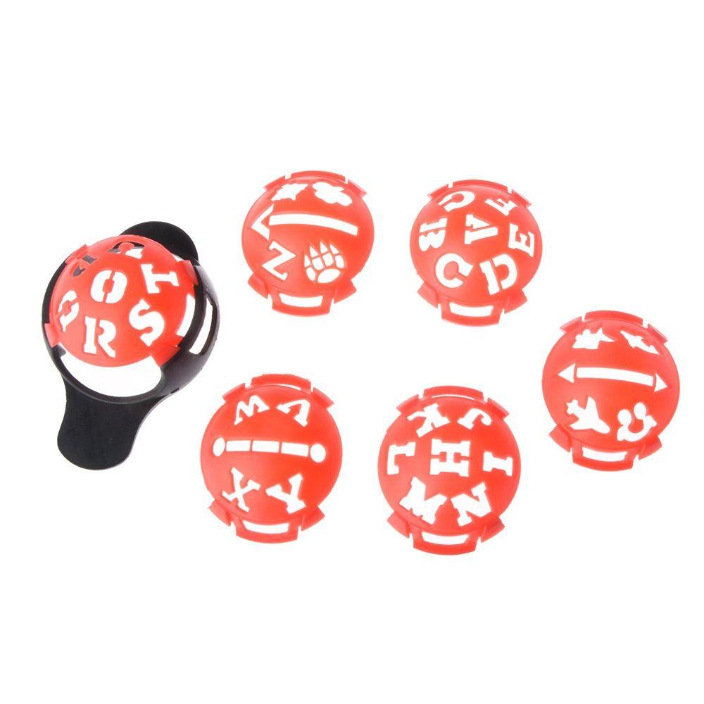 6 In 1 Golf Line Drawer Template Drawing Golfs Balls Line Marker Golf Balls Scriber  Outdoor Sports