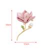 Exquisite Magnolia Alba Blütenbrosche für Damen Mädchen Bankett Büro Hochzeiten Anstecknadeln Vielseitige Korsage Bekleidungsaccessoires Geschenk