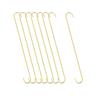 8 Pcs Stainless Steel Extra Long Hanger 16 Inch Universal Hangers Heavy Duty Large Hooks  Home