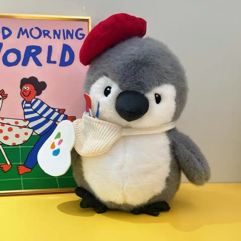 Plush Penguin Cute Toy With Pp Cotton Filling For Kids Gift And Sleep Doll
