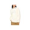 Anta Lifestyle Series Letter Loose Round Neck Pullover Long Sleeve Sweatshirt Women Sweatshirt Vanilla-White 962448701-6