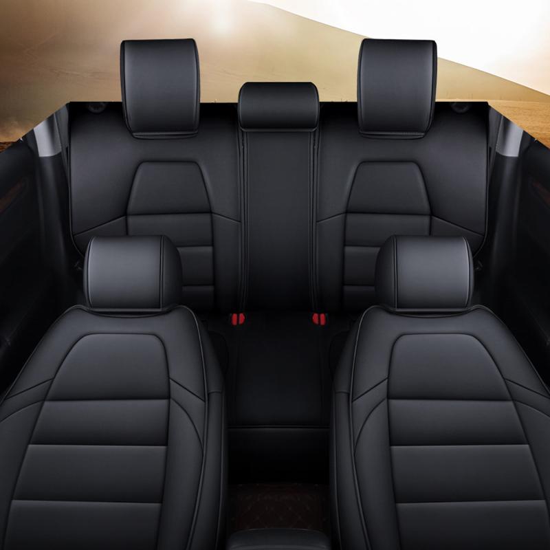 Luxury Waterproof Car Seat Covers For Honda CRV 2017-2026 Faux Leather Original Vehicle Design Full Set Auto Accessories