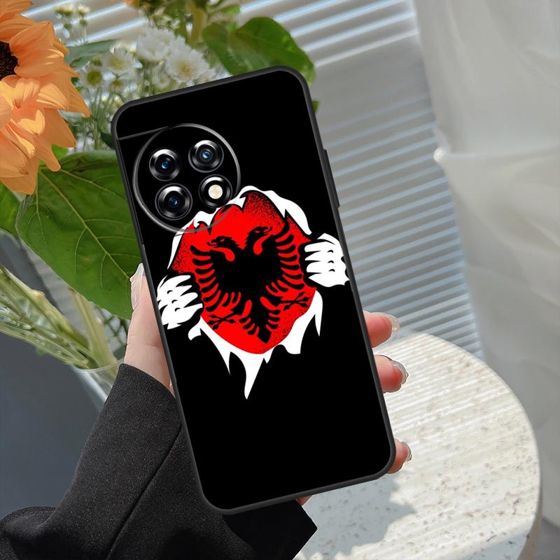 

Albanian Flag Eagle Case For OnePlus 15 15R 12 12R 13T 13R 13 11 10 10R 10T 8T Nord 5 CE 2 3 4 Lite N20 N30 Cover OnePlus Nord CE5