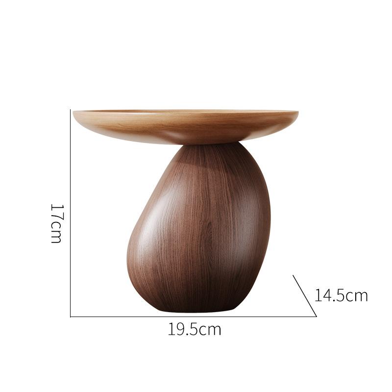 Pinecone Tray Resin Handicrafts Abstract Mushroom Desktop Storage Container Fruit Platter Candy Bowl Home Decoration Accessories