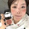 Autumn and Winter Low-Saturation Natural Brown Water-Gloss Cream Blush That Enhances Complexion Naturally, Multi-Use for Contouring