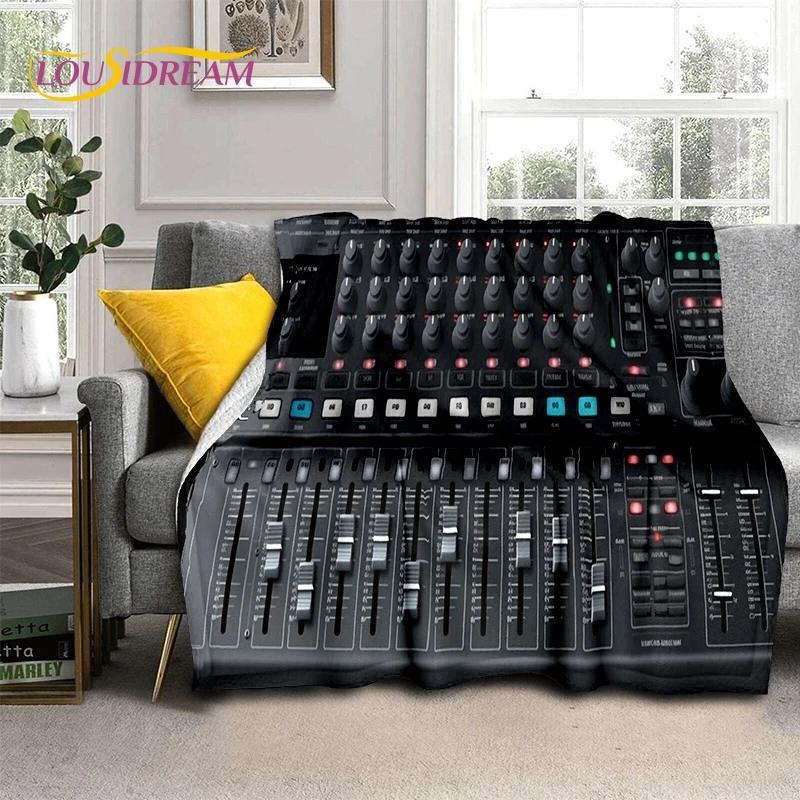 3D Vinyl Record Music DJ Screen Tape Soft Blankets,Keep Warm Throw Blanket Comfortable Blanket for Picnic Beds Sofa Home Bedroom