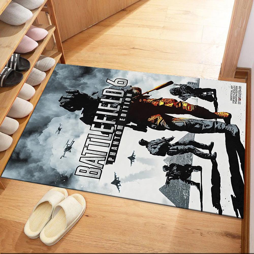 Cyberpunk Soldier Combat Square rugs are a great choice for living rooms, bedrooms, home décor, and as gifts.