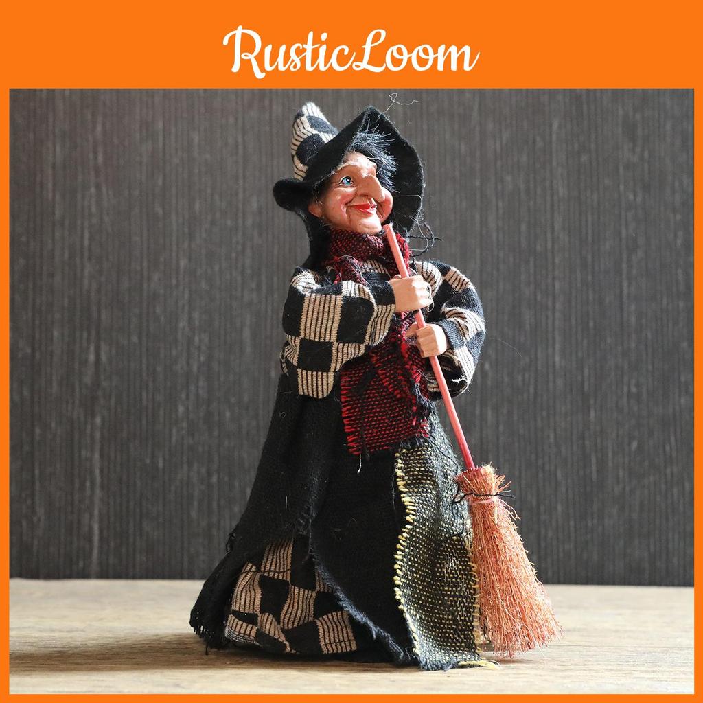 Plüsch Halloween Hexe Dekoration Besen Horror Zimmer Atmosphäre Zubehör Verstärker