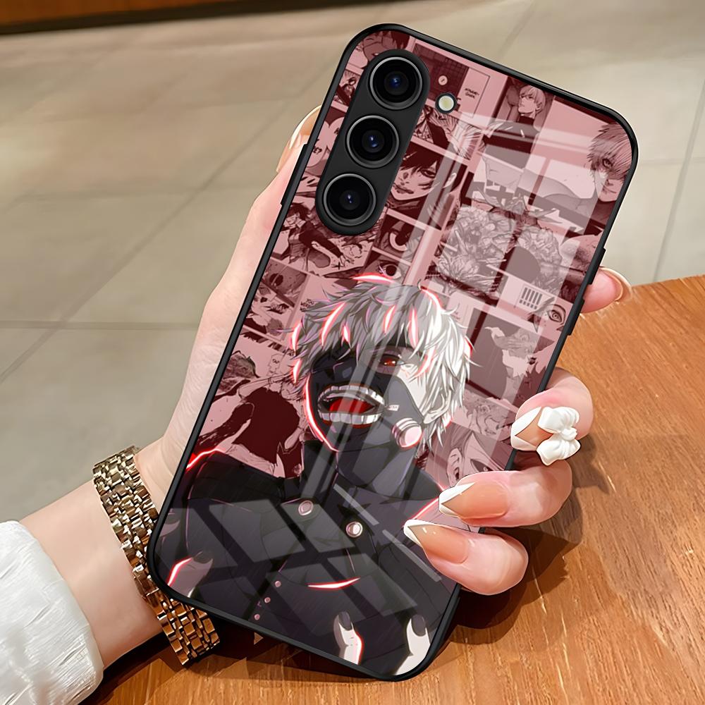 Anime Tokyo Ghouls Hot Phone Case For Samsung S26 S25 Edge Ultra S23 S22 S21 S20 Ultra Plus S24 Fe A54 A53 A25 Glass Cover