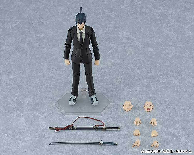 Figma Человек-бензопила Аки Хаякава пластиковая раскрашенная подвижная фигурка немасштабная