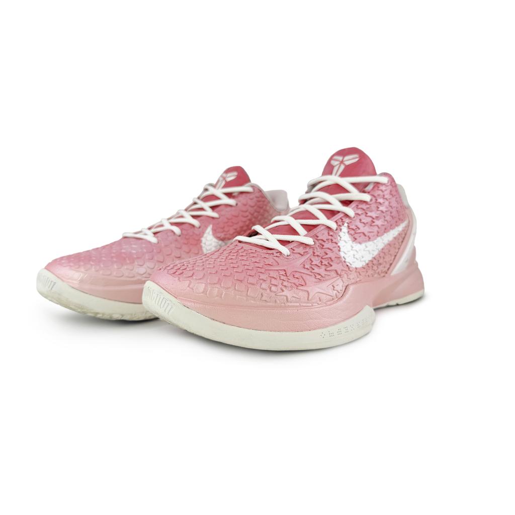 Nike Scarpe da Basket Basse Zoom Kobe 6 Ammortizzate Resistenti all'Usura da Uomo Rosa Bianco FQ3546-100(Team258-)