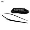 Carbon Fiber Front Headlamp Eyebrow Headlight Eyelids For Alfa Romeo Giulia 2.0T 200HP 280HP 2015 - 2018 Fiber Glass Primer FRP