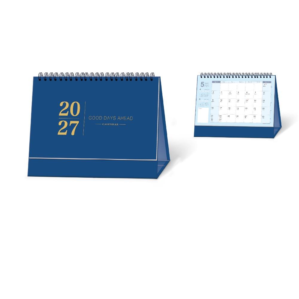 Morandi Color 2027 Desk Calendar Paper Flip Calendar Durable Academic Planner Desktop Decoration
