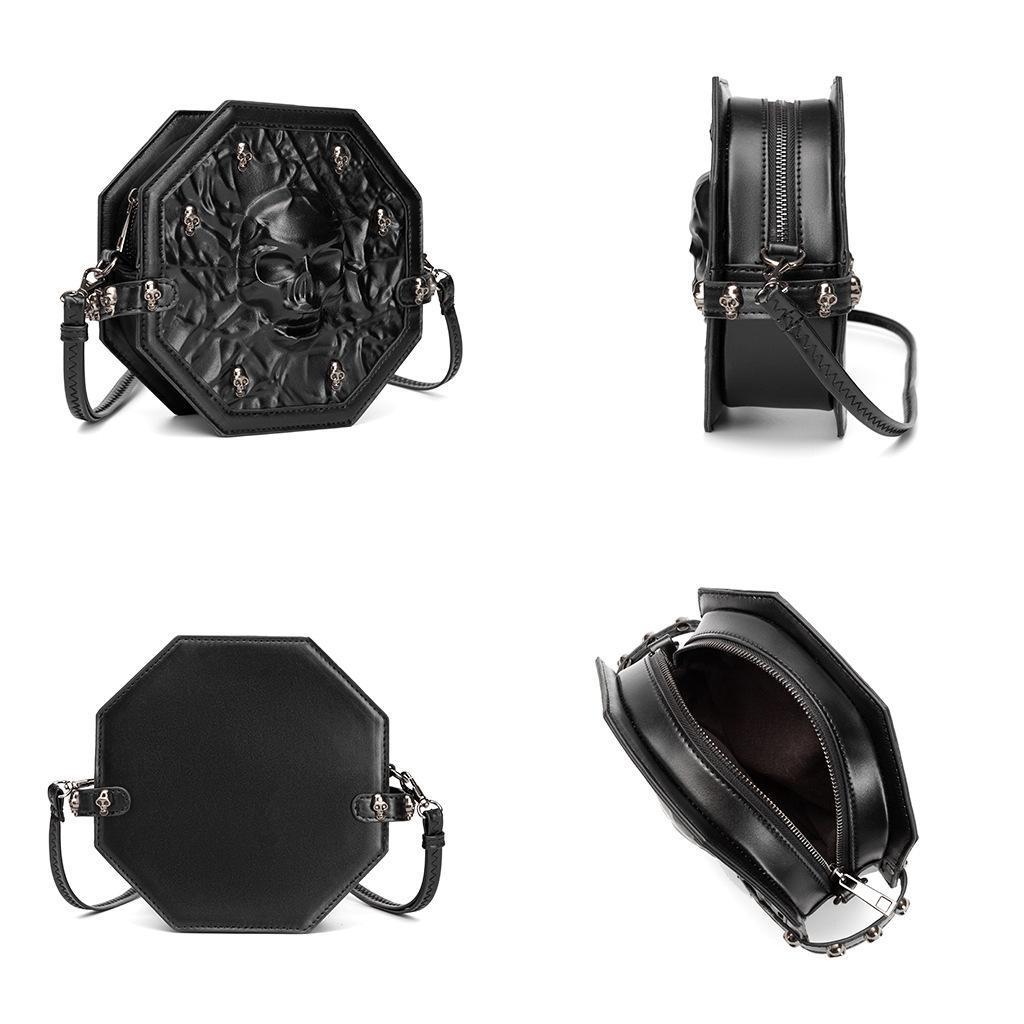 Banquet Gothic Messenger Bag Halloween Niche Dark Embossed Banquet Ladies Shoulder Bag